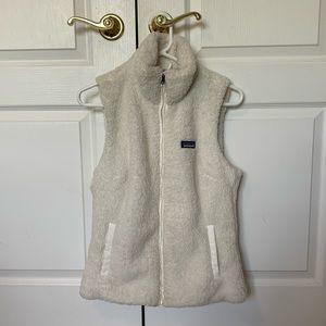 White Patagonia Zip-Up